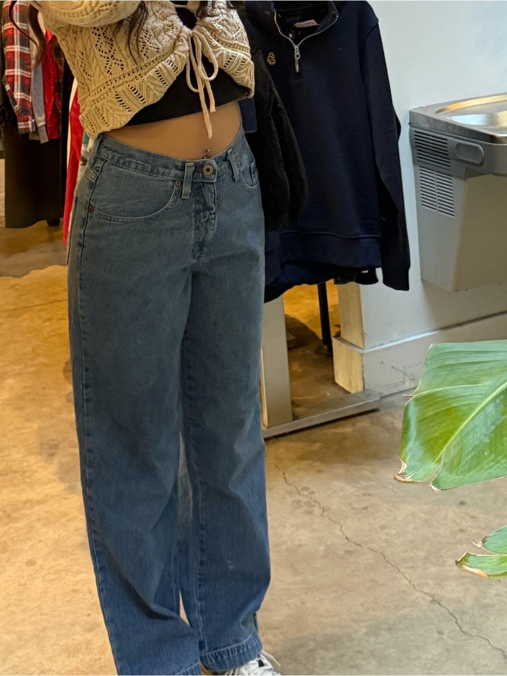 Vintage Express Blues Jeans With Buckle